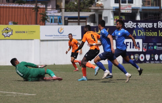 ए डिभिजन लिगमा एपीएफ र संकटा विजयी 